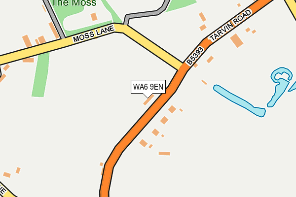 WA6 9EN map - OS OpenMap – Local (Ordnance Survey)