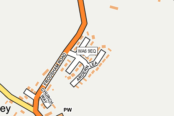 WA6 9EQ map - OS OpenMap – Local (Ordnance Survey)