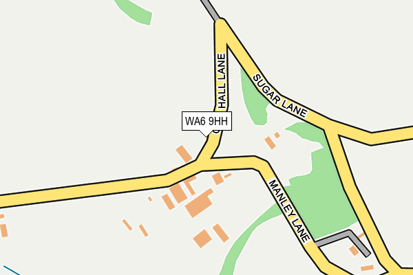 WA6 9HH map - OS OpenMap – Local (Ordnance Survey)