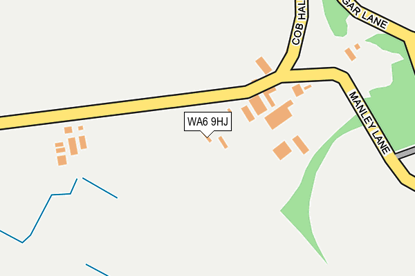 WA6 9HJ map - OS OpenMap – Local (Ordnance Survey)