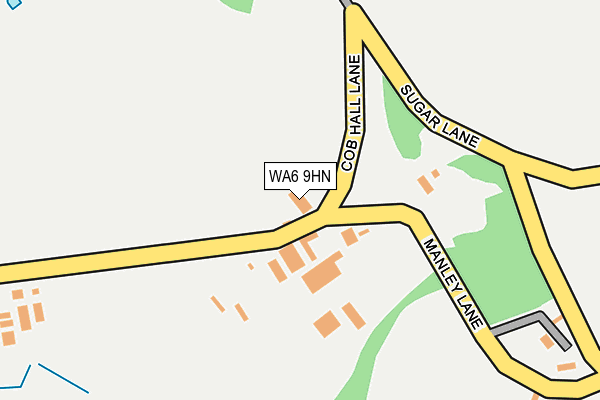 WA6 9HN map - OS OpenMap – Local (Ordnance Survey)