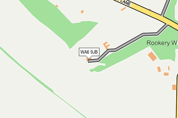 WA6 9JB map - OS OpenMap – Local (Ordnance Survey)