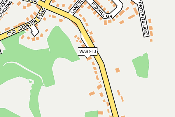 WA6 9LJ map - OS OpenMap – Local (Ordnance Survey)