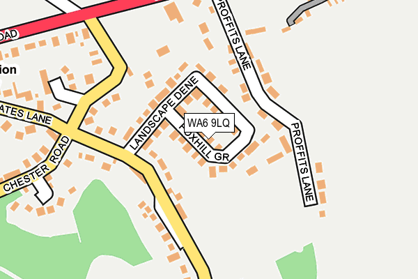 WA6 9LQ map - OS OpenMap – Local (Ordnance Survey)