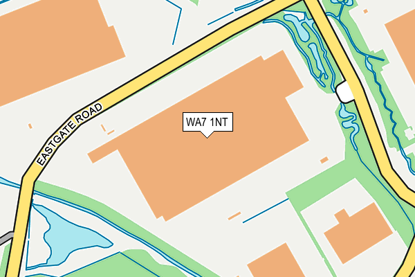 WA7 1NT map - OS OpenMap – Local (Ordnance Survey)