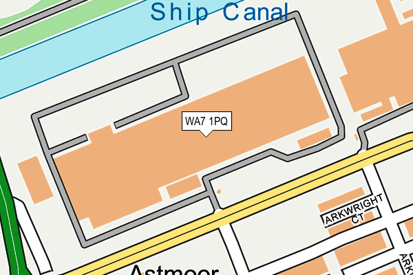 WA7 1PQ map - OS OpenMap – Local (Ordnance Survey)