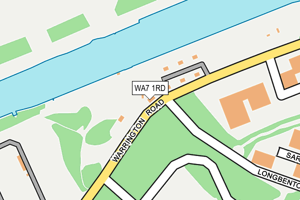 WA7 1RD map - OS OpenMap – Local (Ordnance Survey)