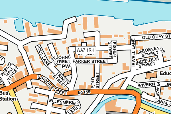 WA7 1RH map - OS OpenMap – Local (Ordnance Survey)