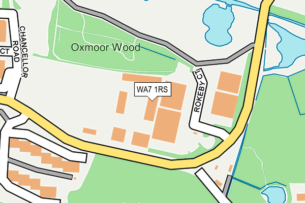 WA7 1RS map - OS OpenMap – Local (Ordnance Survey)