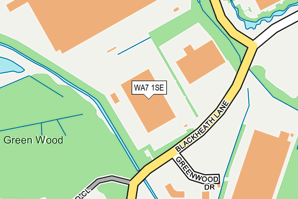 WA7 1SE map - OS OpenMap – Local (Ordnance Survey)