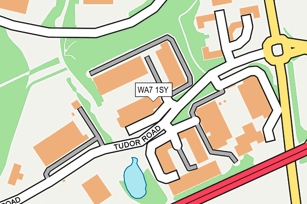 WA7 1SY map - OS OpenMap – Local (Ordnance Survey)