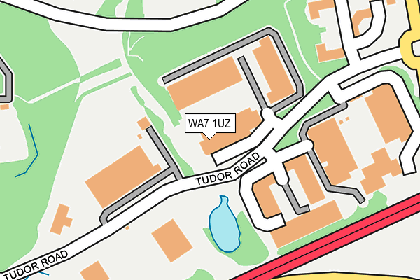WA7 1UZ map - OS OpenMap – Local (Ordnance Survey)