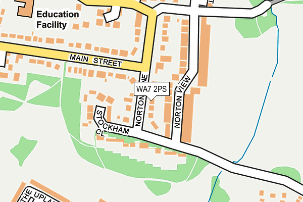 WA7 2PS map - OS OpenMap – Local (Ordnance Survey)
