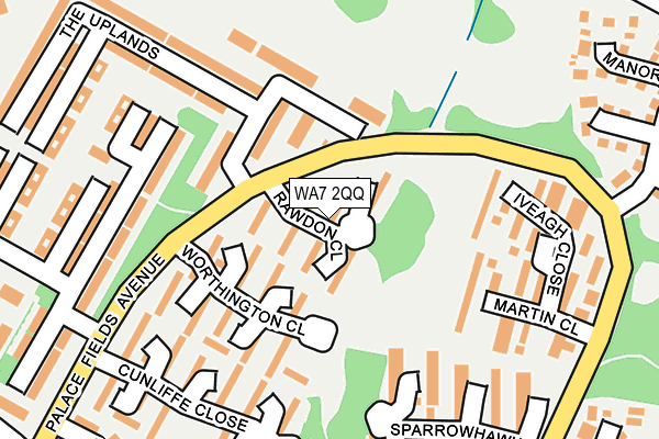 WA7 2QQ map - OS OpenMap – Local (Ordnance Survey)
