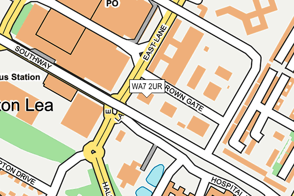 WA7 2UR map - OS OpenMap – Local (Ordnance Survey)