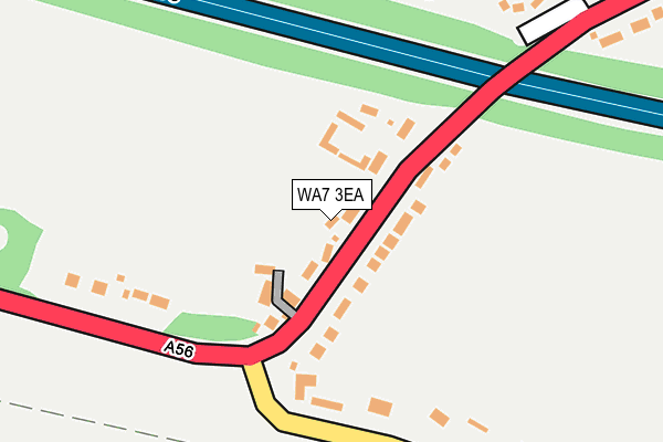 WA7 3EA map - OS OpenMap – Local (Ordnance Survey)