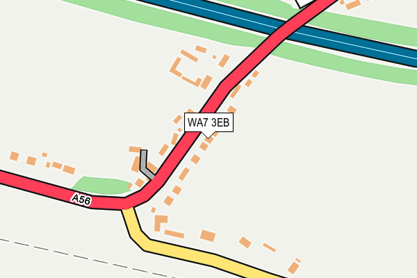 WA7 3EB map - OS OpenMap – Local (Ordnance Survey)