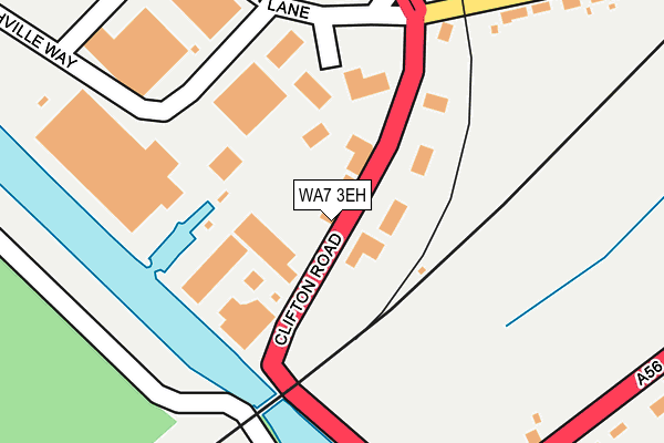 WA7 3EH map - OS OpenMap – Local (Ordnance Survey)