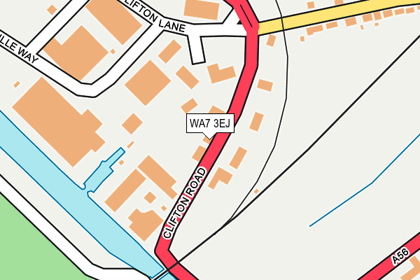 WA7 3EJ map - OS OpenMap – Local (Ordnance Survey)