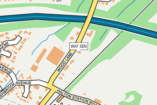 WA7 3EN map - OS OpenMap – Local (Ordnance Survey)