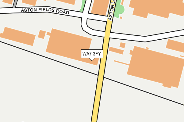 WA7 3FY map - OS OpenMap – Local (Ordnance Survey)