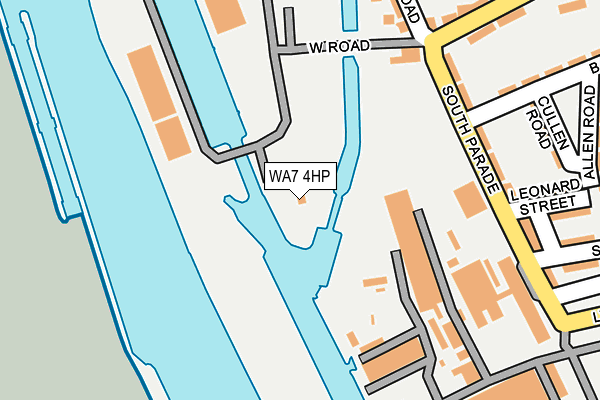 WA7 4HP map - OS OpenMap – Local (Ordnance Survey)