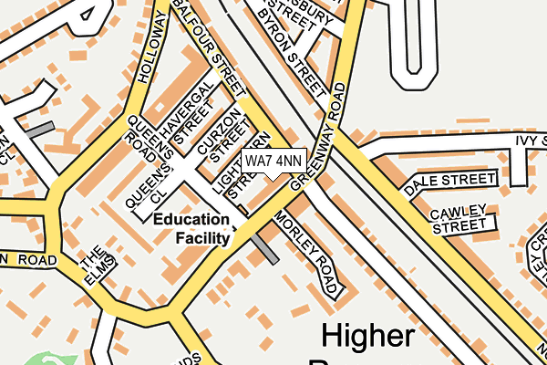 WA7 4NN map - OS OpenMap – Local (Ordnance Survey)