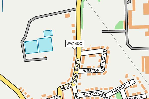 WA7 4QQ map - OS OpenMap – Local (Ordnance Survey)