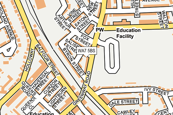 Map of SPIRE BUILDING SERVICES (NW) LIMITED at local scale