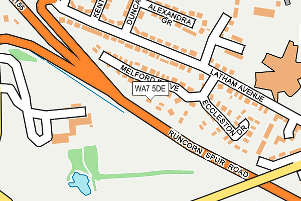 WA7 5DE map - OS OpenMap – Local (Ordnance Survey)