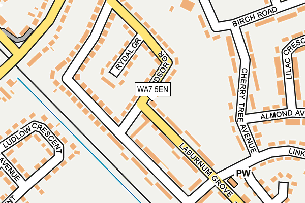 WA7 5EN map - OS OpenMap – Local (Ordnance Survey)
