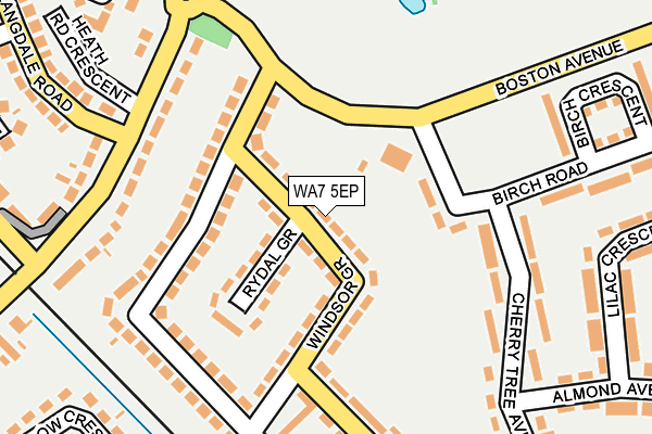 WA7 5EP map - OS OpenMap – Local (Ordnance Survey)