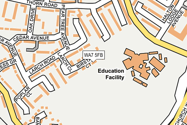 WA7 5FB map - OS OpenMap – Local (Ordnance Survey)