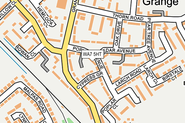 WA7 5HT map - OS OpenMap – Local (Ordnance Survey)