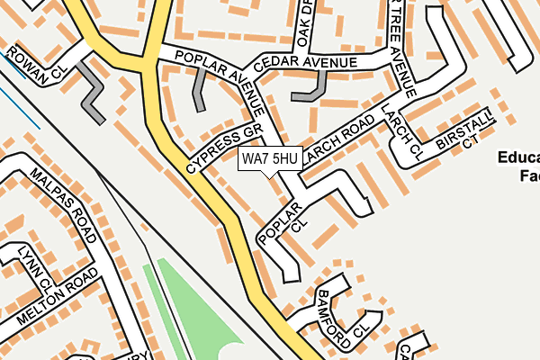 WA7 5HU map - OS OpenMap – Local (Ordnance Survey)
