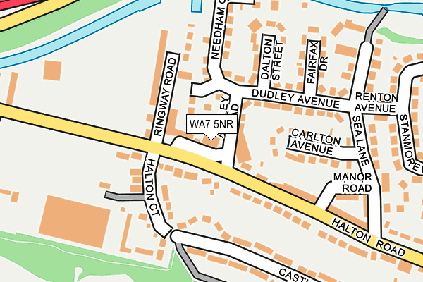 WA7 5NR map - OS OpenMap – Local (Ordnance Survey)