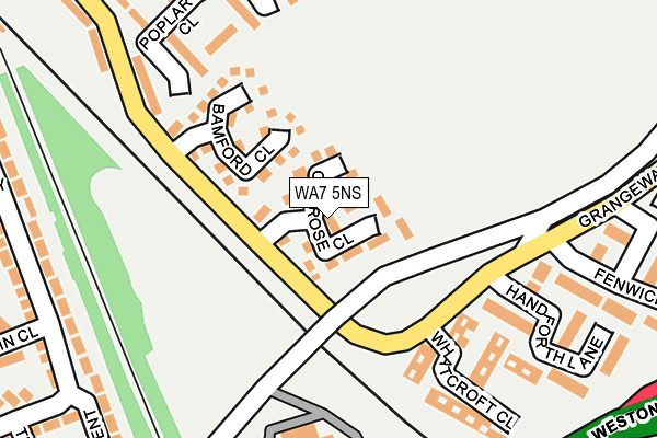 WA7 5NS map - OS OpenMap – Local (Ordnance Survey)