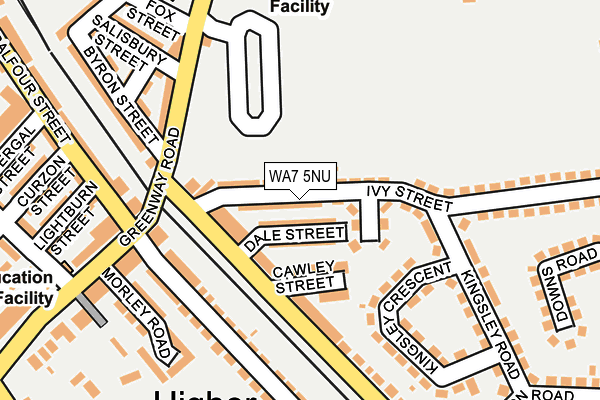 WA7 5NU map - OS OpenMap – Local (Ordnance Survey)