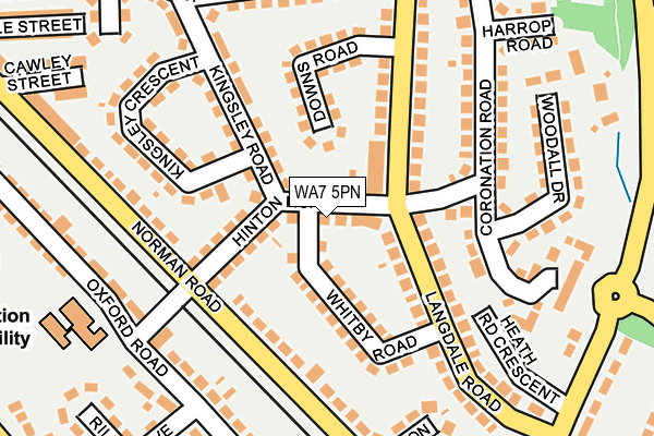 WA7 5PN map - OS OpenMap – Local (Ordnance Survey)