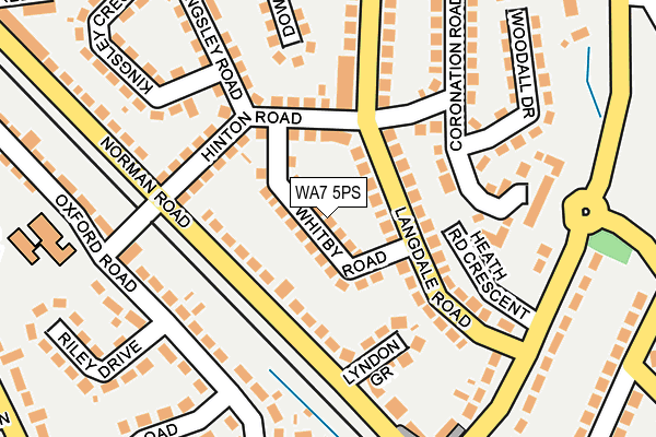 WA7 5PS map - OS OpenMap – Local (Ordnance Survey)