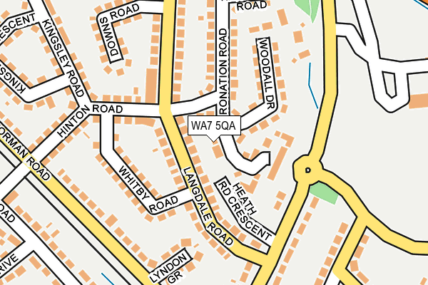 WA7 5QA map - OS OpenMap – Local (Ordnance Survey)