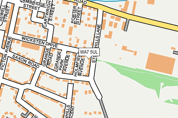 WA7 5UL map - OS OpenMap – Local (Ordnance Survey)