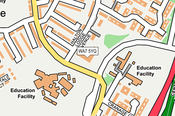 WA7 5YQ map - OS OpenMap – Local (Ordnance Survey)