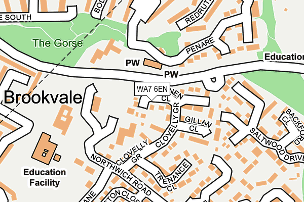 WA7 6EN map - OS OpenMap – Local (Ordnance Survey)