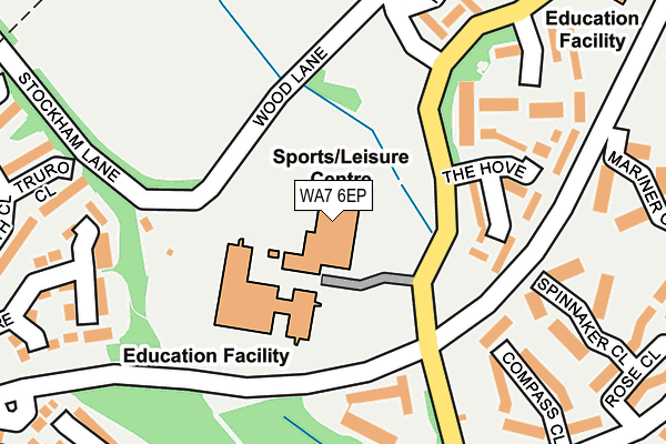 WA7 6EP map - OS OpenMap – Local (Ordnance Survey)