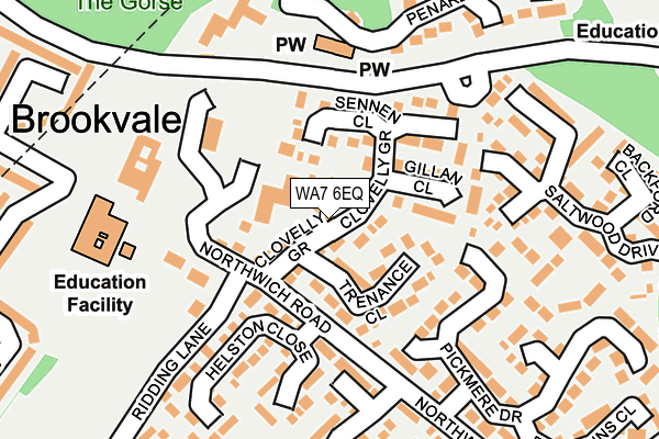 WA7 6EQ map - OS OpenMap – Local (Ordnance Survey)