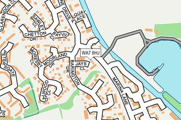 WA7 6HJ map - OS OpenMap – Local (Ordnance Survey)