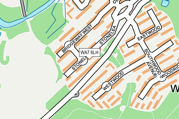 WA7 6LH map - OS OpenMap – Local (Ordnance Survey)