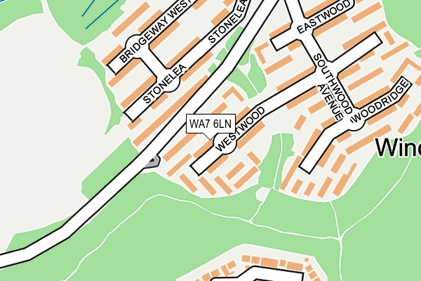 WA7 6LN map - OS OpenMap – Local (Ordnance Survey)