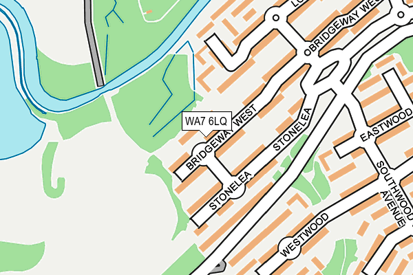 WA7 6LQ map - OS OpenMap – Local (Ordnance Survey)